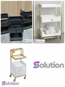 ترولي معدني للصالونات بالكويت